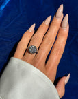 ONCE UPON A MIDNIGHT DREAM // 6.71CT ANTIQUE OLD MINE CUT DIAMOND ENGAGEMENT RING
