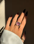 CALLING ON ALL THINGS GOOD // AMETHYST AND SILVER RING