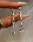 BABY, I LOOK AT YOU AND ALL I SEE IS A BEAUTIFUL LIFE // GORGEOUS BELLE EPOQUE DIAMOND DROP EARRINGS