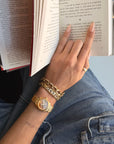 IN TIMES LIKE THESE IT WON'T HURT TO COUNT YOUR BLESSINGS AND TOUCH WOOD // 1988 BURLWOOD LADIES DATEJUST ROLEX WITH PAPERS