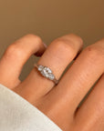 HOW SWEET IT IS TO BE LOVED BY YOU // ART DECO PLATINUM ENGAGEMENT RING