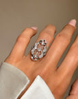 OF SUNLIGHT THROUGH STAINED GLASS // EDWARDIAN DIAMOND DINNER RING
