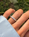 I HAVE TO SEE A MAN NAMED JACOB ABOUT A BAGUETTE // ESTATE DIAMOND ETERNITY BAND JACOB & CO SZ 6
