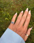 I COULD SPEND ALL DAY GETTING LOST, HERE // FRENCH ART DECO SAPPHIRE AND DIAMOND RING