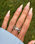 IT WAS THE 1970's AND WE FOUGHT LIKE HELL // VINTAGE THREE BAND RING