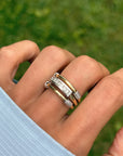 IT WAS THE 1970's AND WE FOUGHT LIKE HELL // VINTAGE THREE BAND RING