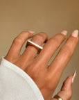 LIKE FITTING A SQUARE PEG IN A ROUND HOLE BUT SOMEHOW, IT WORKS // VINTAGE SQUARE STACKING BAND