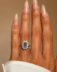 LIKE A RHINESTONE COWBOY // NATURAL FANCY BLUE DIAMOND RING