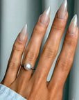 THE WAY THE PEARLS WARMED AGAINST HER SKIN // ANTIQUE NATURAL BAROQUE PEARL RING