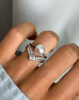 THE WAY THE PEARLS WARMED AGAINST HER SKIN // ANTIQUE NATURAL BAROQUE PEARL RING