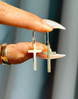 FORGIVE ME FATHER, FOR I HAVE SINNED // CROSS EARRINGS