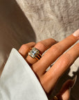 MY TABLE IS SET WITH INTENTION AND LOVE // FANTASTIC ANTIQUE TABLE CUT DIAMOND RING