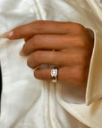 SHE IS THE BEST KIND OF GENTLEMAN // MIDCENTURY GOLD PINKY RING