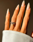 I CLOSE MY EYES AND SIGH WITH THE CRASHING WAVES // BELLE ÈPOQUE NATURAL PEARL TIARA RING