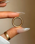 SPEAKING OF DONUTS, I'D CALL MYSELF A HIGH GOLD GLAZE KINDA GIRL // VINTAGE GOLD BAND