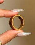 WATCH IT OR I'LL PUT MY MONEY WHERE YOUR MOUTH IS // SOLID 24K GOLD AMERICAN EAGLE COIN RING