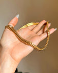 HEAVY COILS OF GOLD AND LAYING VOTIVES AT OLYMPUS // ANTIQUE GOLD COLLAR WITH HIDDEN PENDANT CLASP