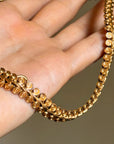 HEAVY COILS OF GOLD AND LAYING VOTIVES AT OLYMPUS // ANTIQUE GOLD COLLAR WITH HIDDEN PENDANT CLASP