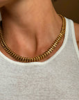 HEAVY COILS OF GOLD AND LAYING VOTIVES AT OLYMPUS // ANTIQUE GOLD COLLAR WITH HIDDEN PENDANT CLASP