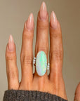 WHEN YOU LOOK AT ME I FEEL AS A PRISM MUST WHEN THE SUN SHINES THROUGH // VINTAGE OPAL RING