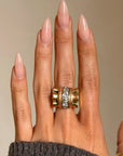 WRAP ME UP WITH A PRETTY LITTLE BOW // RETRO DIAMOND RING