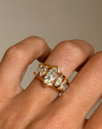 I WANT TO BUILD A CATHEDRAL OF YOU // MARQUISE AND MOVAL FIVE STONE ENGAGEMENT RING