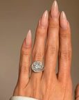 OF THE RAIN ON THE COBBLESTONE STREETS AND THE SOFTNESS IN THE AIR // EDWARDIAN COBBLESTONE OLD MINE CUT DIAMOND RING