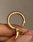 OF HERCULES AND LIONS AND THE QUEST FOR A FATHER'S APPROVAL // ANCIENT GREEK COIN WITH ANTIQUE FRENCH CLIP