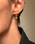LOVING YOU IS LIKE SPINNING AROUND THE STARS // VICTORIAN ROSE CUT DROP EARRINGS