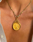 JUST THINK OF THE QUEEN // 1887 VICTORIAN COIN PENDANT