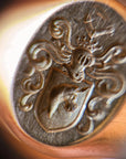 OF DRAGONS AND UNICORNS AND FINDING ADVENTURE WHEREVER YOU GO // ANTIQUE FRENCH CREST SIGNET RING