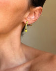 AFTER EVERY WINTER THE COLOR OF NEW LIFE GIVES ME HOPE // PERIDOT DROP SPRING GREEN EARRINGS
