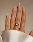 WILL'M COLE LIVED A LONG LIFE BUT NEVERTHELESS, HE WILL BE MISSED // EARLY VICTORIAN MOURNING LOCKET RING