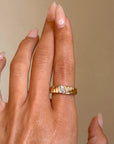 THE RIPPLE EFFECT OF KNOWING YOU HAS CHANGED MY ENTIRE BEING // VINTAGE GOLD WEDDING BAND