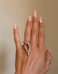 WOMAN, I JUST WANT TO WRAP YOU UP WITH A BOW // WILD RIBBON STACKING NESTING RING