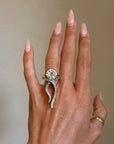 WOMAN, I JUST WANT TO WRAP YOU UP WITH A BOW // WILD RIBBON STACKING NESTING RING