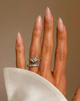 OF LOVE THAT FEELS LIKE SOARING ON WIDE OPEN WINGS // ART DECO OLD MINE CUT DIAMOND ENGAGEMENT RING