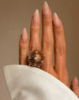 I'D BE LESS PRICKLY IF YOU DIDN'T POKE SO MUCH // VINTAGE BOMBE RING