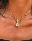 OF ICARUS AND CRAVING THE FEELING OF YOUR SKIN KISSING THE SUN // STUNNING 7.10CT OLD EUROPEAN CUT DIAMOND PENDANT