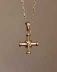 MY FAITH IN HUMANITY IS SOLID AND GOLDEN // VINTAGE BVLGARI CROSS PENDANT