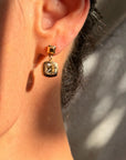 FROM SUN UP TO SUNRISE EVERYTHING IS CONSPIRING IN MY FAVOR // 3.14ct OLD MINE CUT DIAMOND EARRINGS