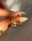 FROM SUN UP TO SUNRISE EVERYTHING IS CONSPIRING IN MY FAVOR // 3.14ct OLD MINE CUT DIAMOND EARRINGS