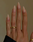 YOU ARE DELICIOUS, ABSOLUTELY DELICIOUS JUST AS YOU ARE // VINTAGE 14K GOLD DONUT BAND