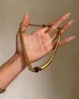 BEAM ME UP AND GET ME OUTTA HERE // MIXED GEM ALIEN CURB LINK COLLAR
