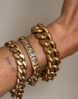 OH, I AM VERY CERTAIN YOU HAVE NO IDEA WHO YOU ARE MESSING WITH // MEGA 18K GOLD CURB LINK BRACELET