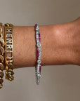 TAKE ME TO WHERE YOUR HEART IS // DECO RUBY AND DIAMOND BRACELET