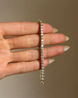 WE CALLED IT THE SPARKLY RIVER AND THERE WAS MAGIC, THERE // 6CT DIAMOND TENNIS BRACELET