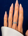 YOU'VE ALWAYS BEEN A PERFECT 10 TO ME // VICTORIAN OLD MINE CUT DIAMOND DOUBLE ROW RING