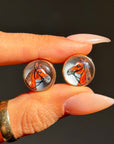 ON A HORSE WITH NO NAME WITH EVERYWHERE TO GO // VINTAGE HUNTING HORSE ESSEX CRYSTAL EARRINGS