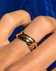I WILL TELL YOU I LOVED YOU THEN, NOW AND WILL INDEED, TOMORROW // VINTAGE CARTIER TRINITY RING